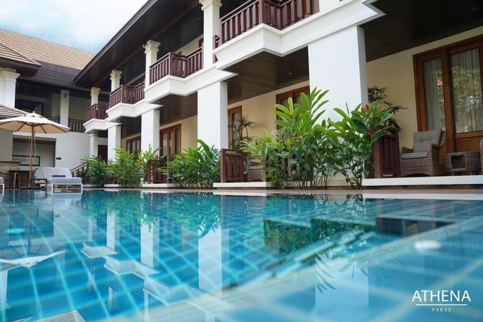Athena Hotel Pakse Exterior foto